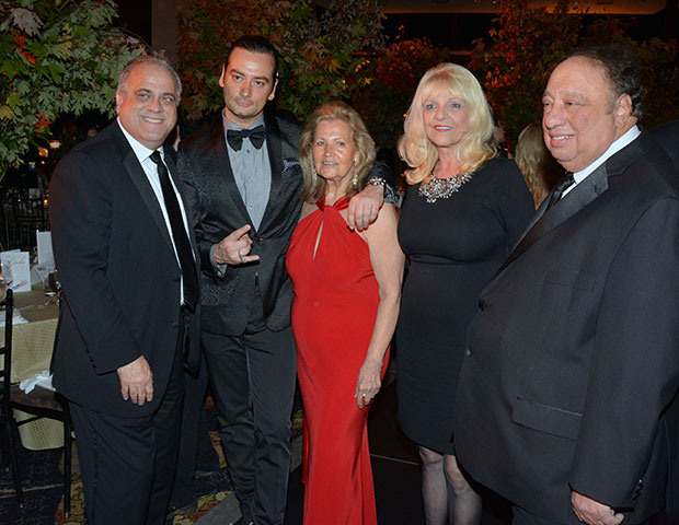 Left to right: George Venizelos, Constantine Maroulis, Evangeline Douris, Margo & John Catsimatidis