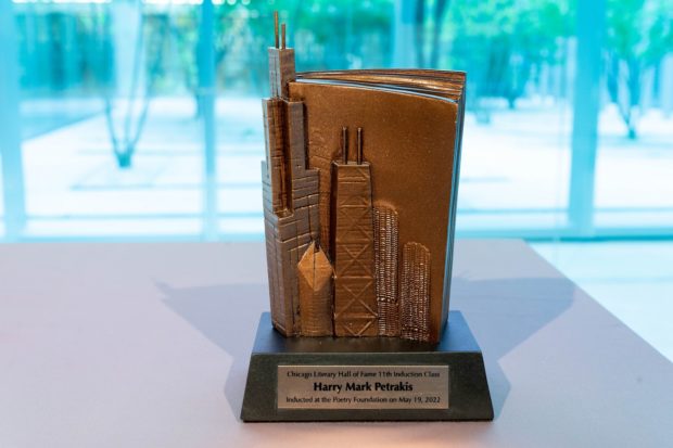 Chicago Literary Hall of Fame Award for Harry Mark Petrakis. PHOTO BY DON SEELEY