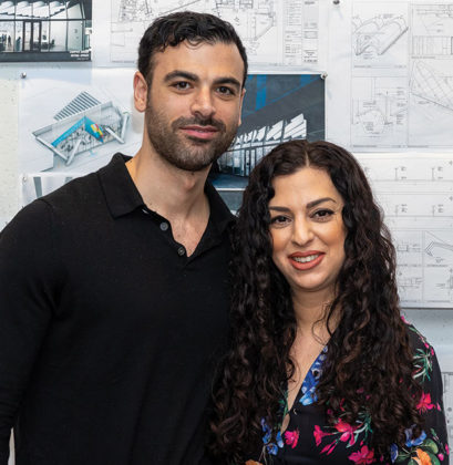 Founders of The Beauty Tailor, Tatiana Raftis-Serghides with her husband Andrew Serghides; PHOTO: UPTICK MEDIA