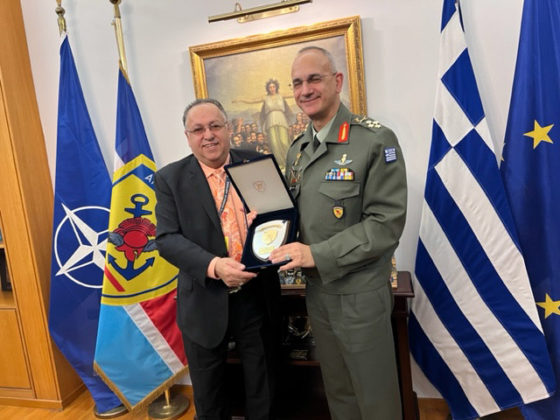 With Greek Armed Forces Chief General Demetrios Choupis