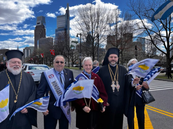 With New Jersey Metropolitan Apostolos, Ambassador Ekaterina Nafsikas & Father Nektarios