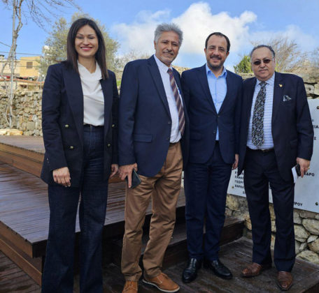 Meeting with President of Cyprus Nikos Christodoulides, Minister Maria Panayiotou and brother Yiangos