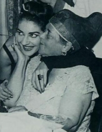 Maria Callas and Elsa Maxwell, 1957