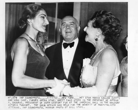 La Diva with Spyros P. Skouras, 1/11/1957