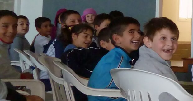 Kyrenia Opera's outreach for the elementary school in Kato Pyrgos in Tillyrias, Cyprus