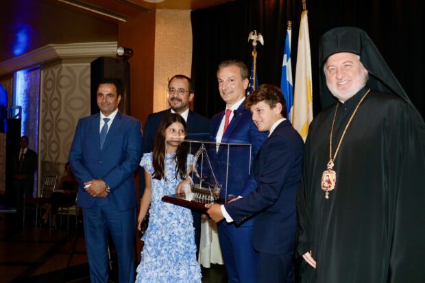 The Philanthropic Award of the Cyprus Federation was received by Mr. George Logothetis, Executive Chairman of Libra Group and Chairman of the Libra Philanthropies