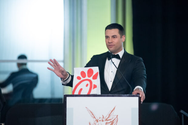 The Master of Ceremonies, Alex Maragos (Anchor and Reporter at NBC5 Chicago); PHOTO: ELIOS PHOTOGRAPHY