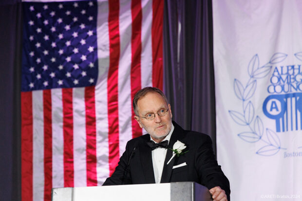 Remarks by 2024 Philhellene Award Recipient Prof. Loren J. Samons II, Scholar of Classics (photo: Areti Bratsis)