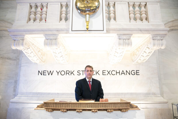 John at the NY stock exchange